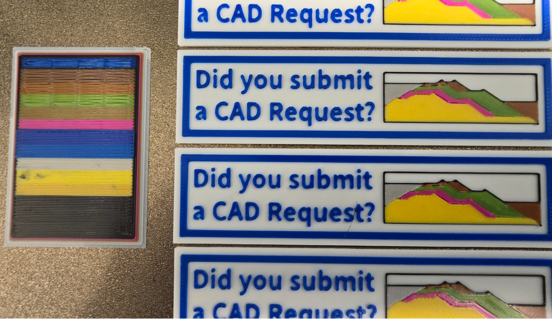 Sign - Did you submit a CAD Request?