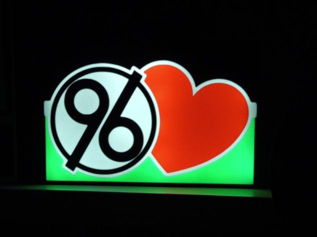 Hannover 96  I LOVE Lichtkasten