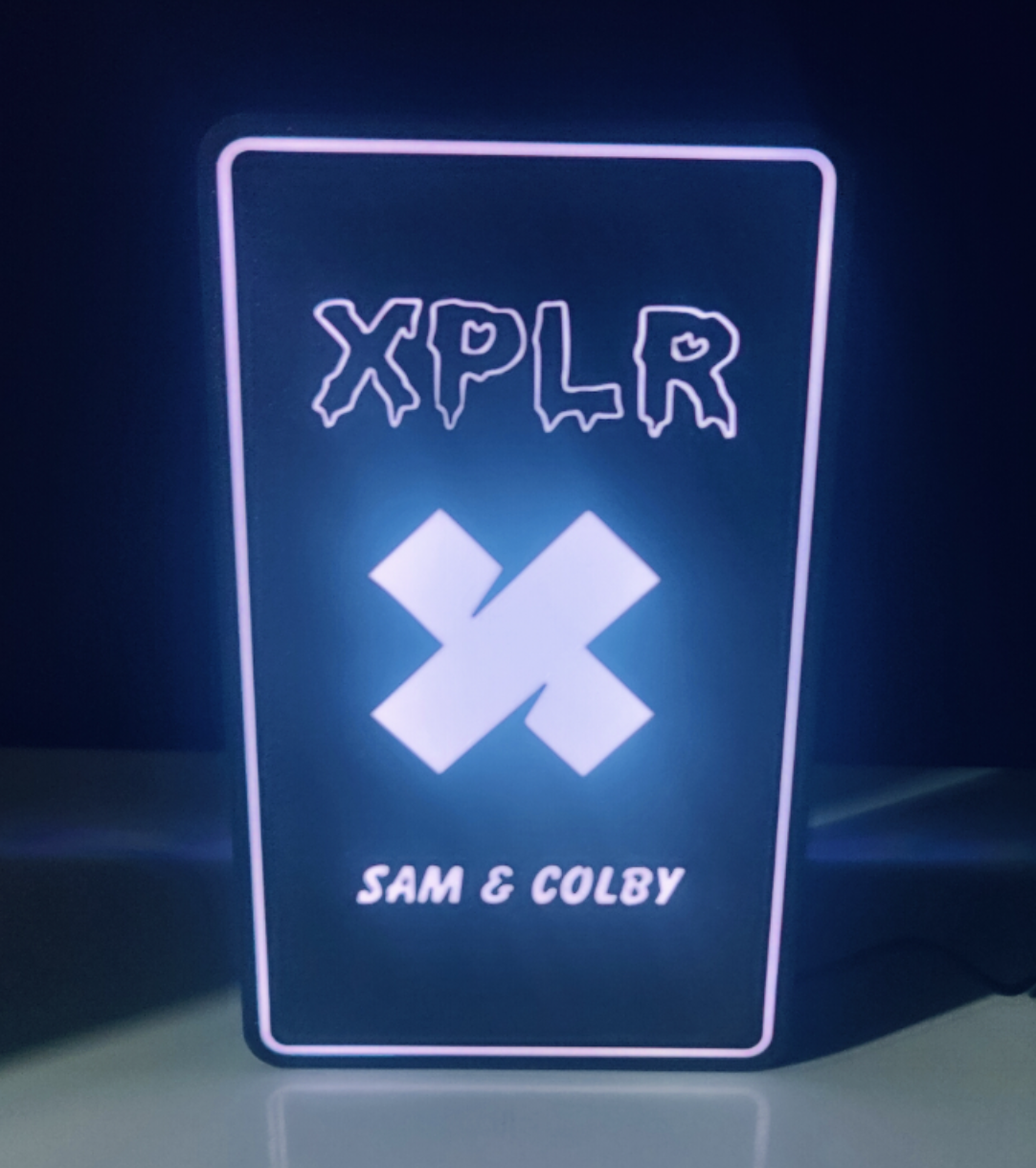 Sam & Colby XPLR Lightbox