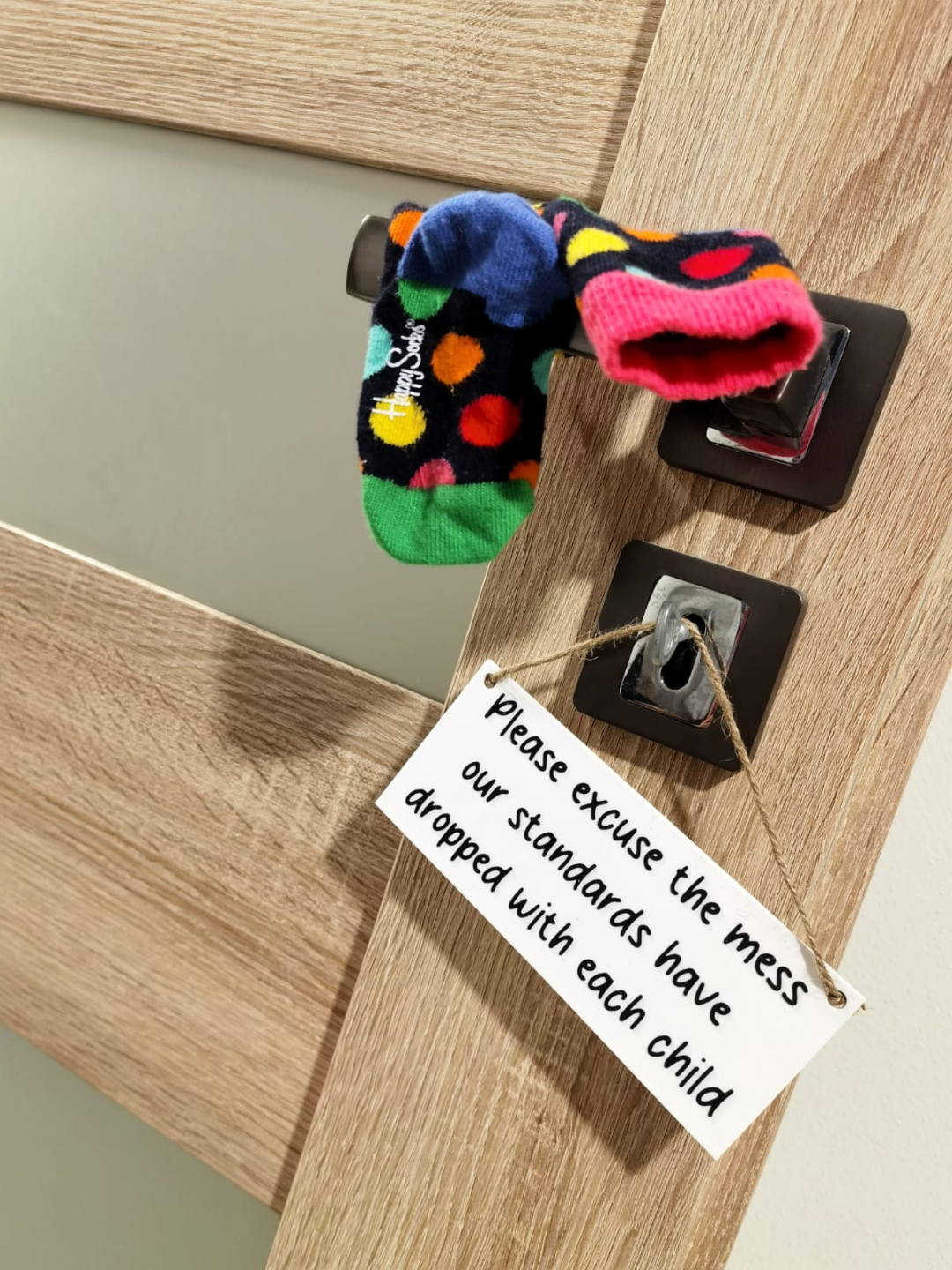 please excuse the mess