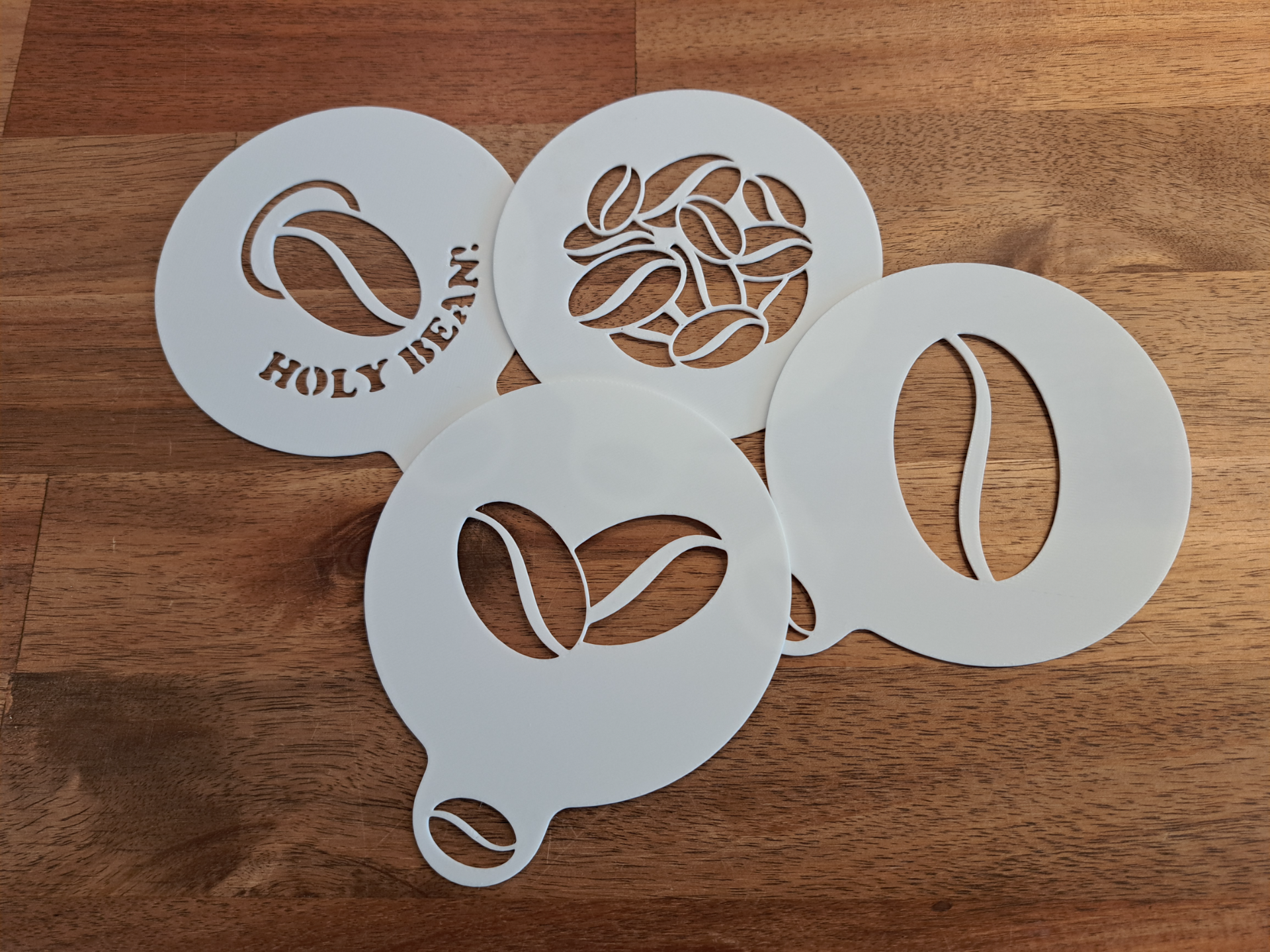 Coffee - Cocoa Art Stencils (coffee beans)