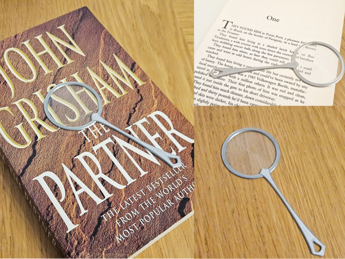 Bookmark - Detective lens (translucent lens)