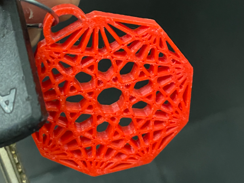 Nonagon Infinity Keychain