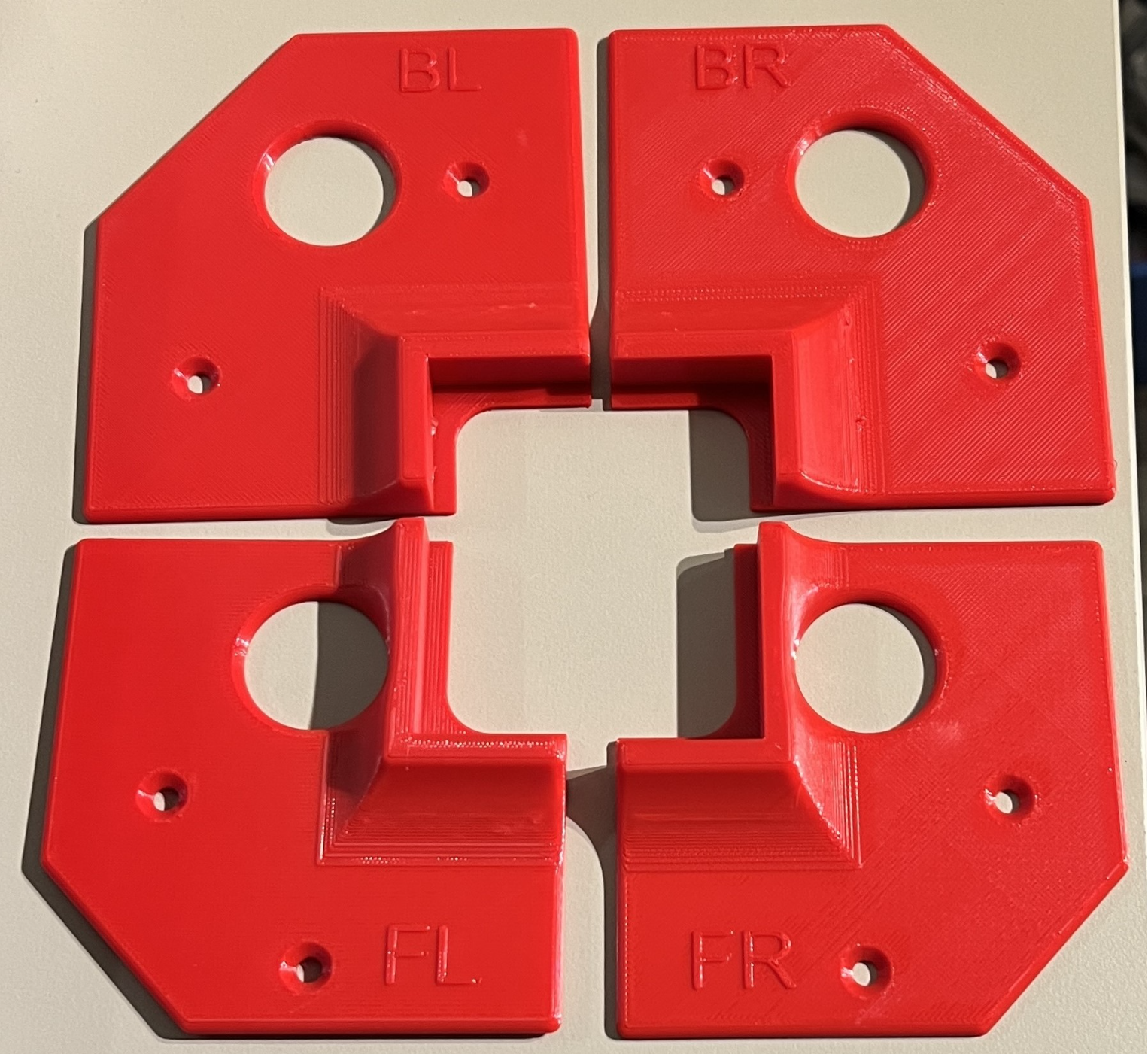 Creality Falcon 2 alignment feet spacers V2