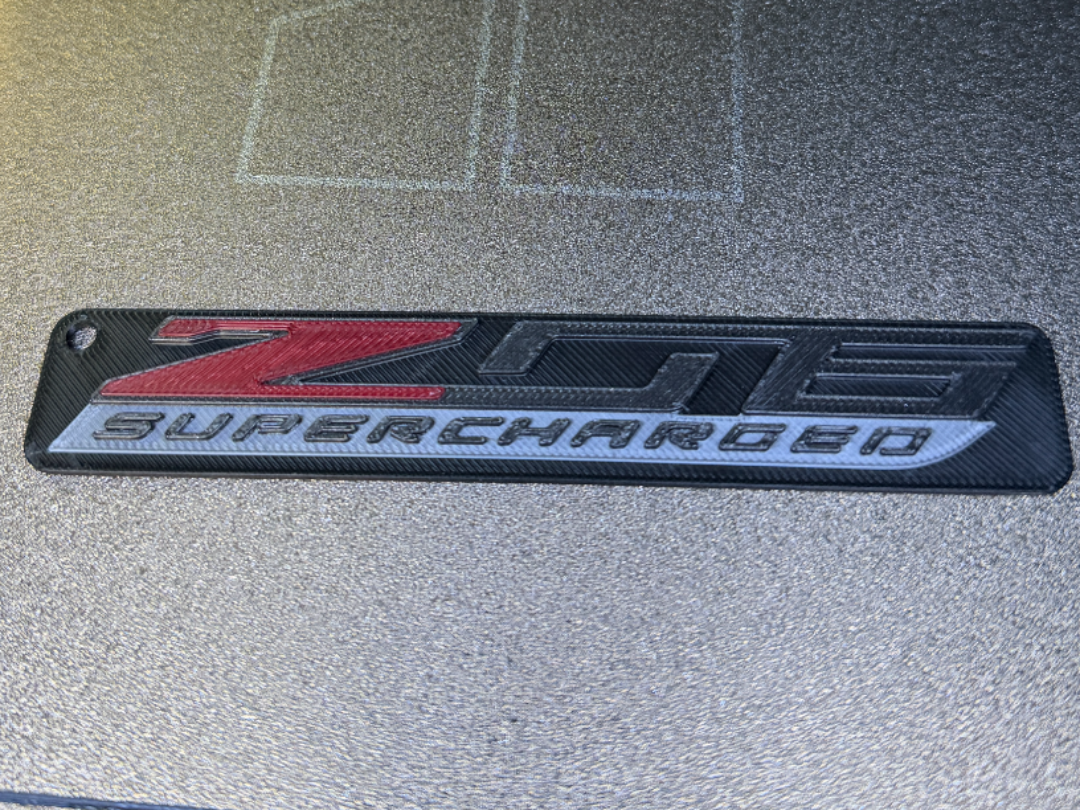 Chevrolet Corvette C7 Z06 Keychain