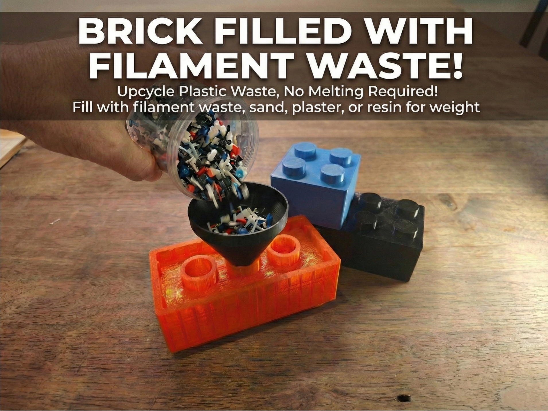 The Purge Brick: Stackable & Fillable