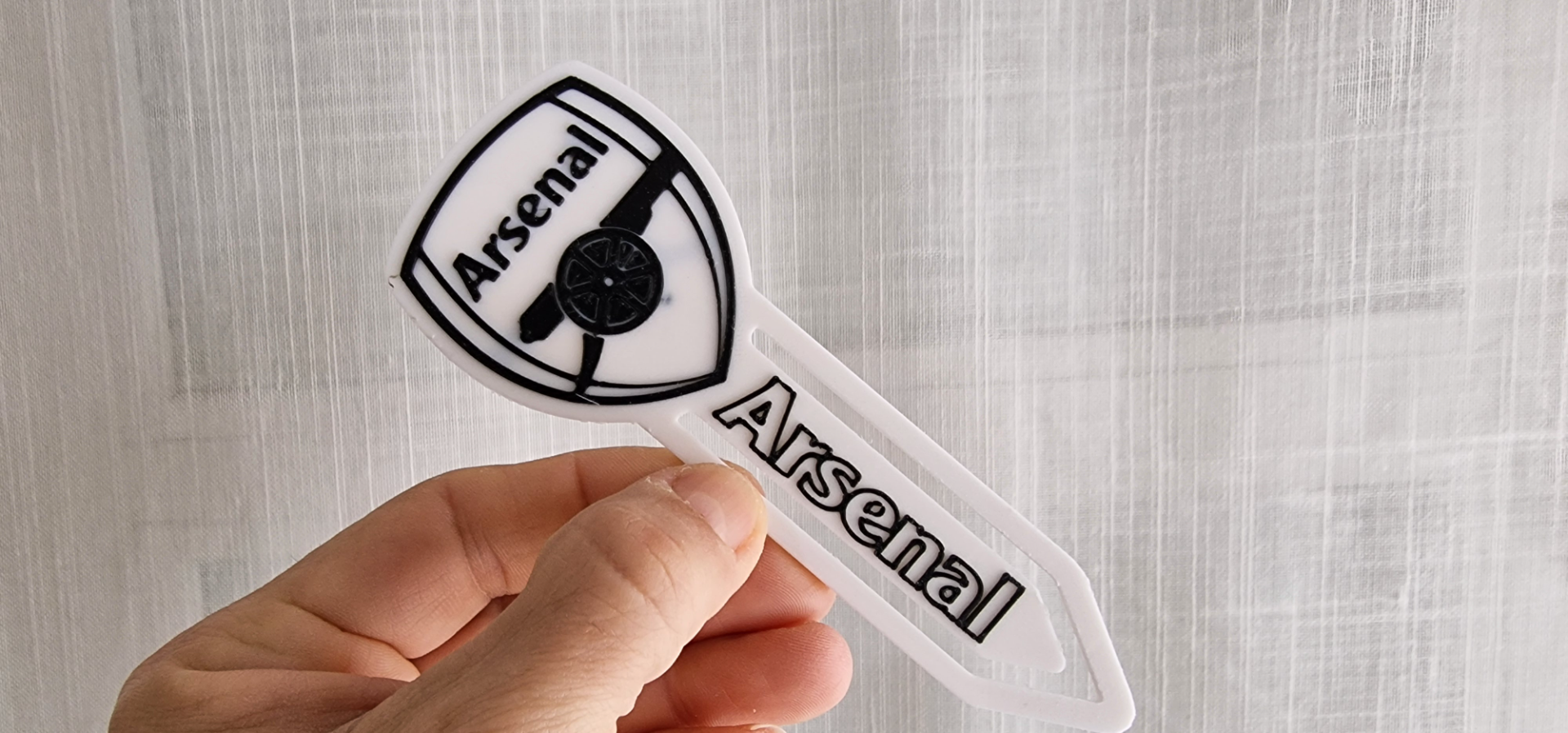 Arsenal bookmark Marcador de libros Arsenal