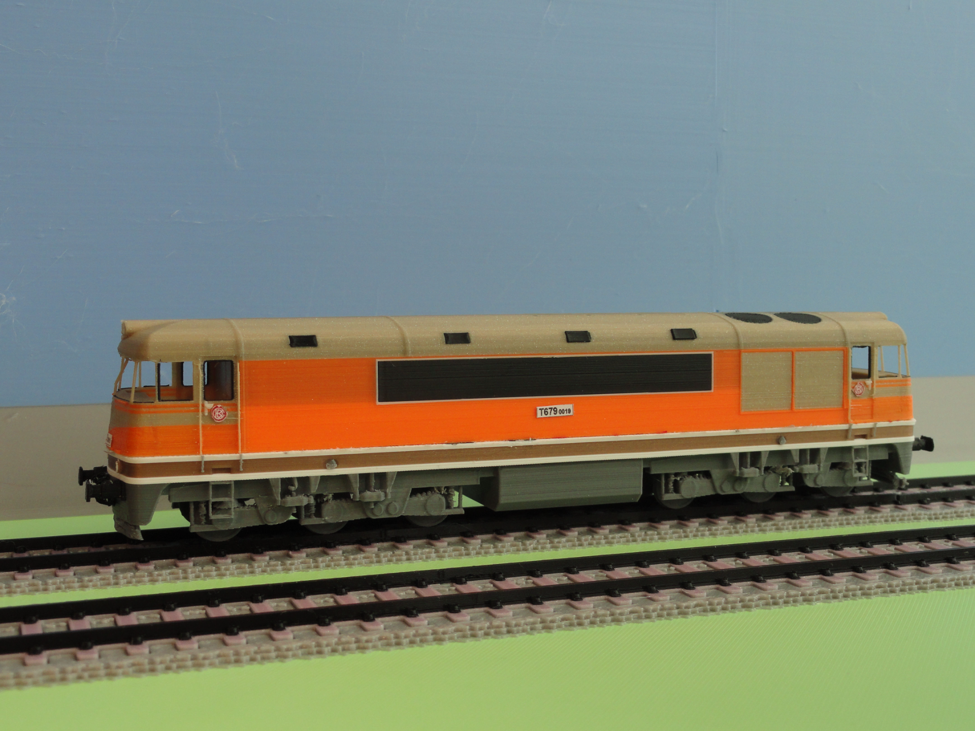 Diesel Locomotive T679.0 ČSD (Pomeranč) H0