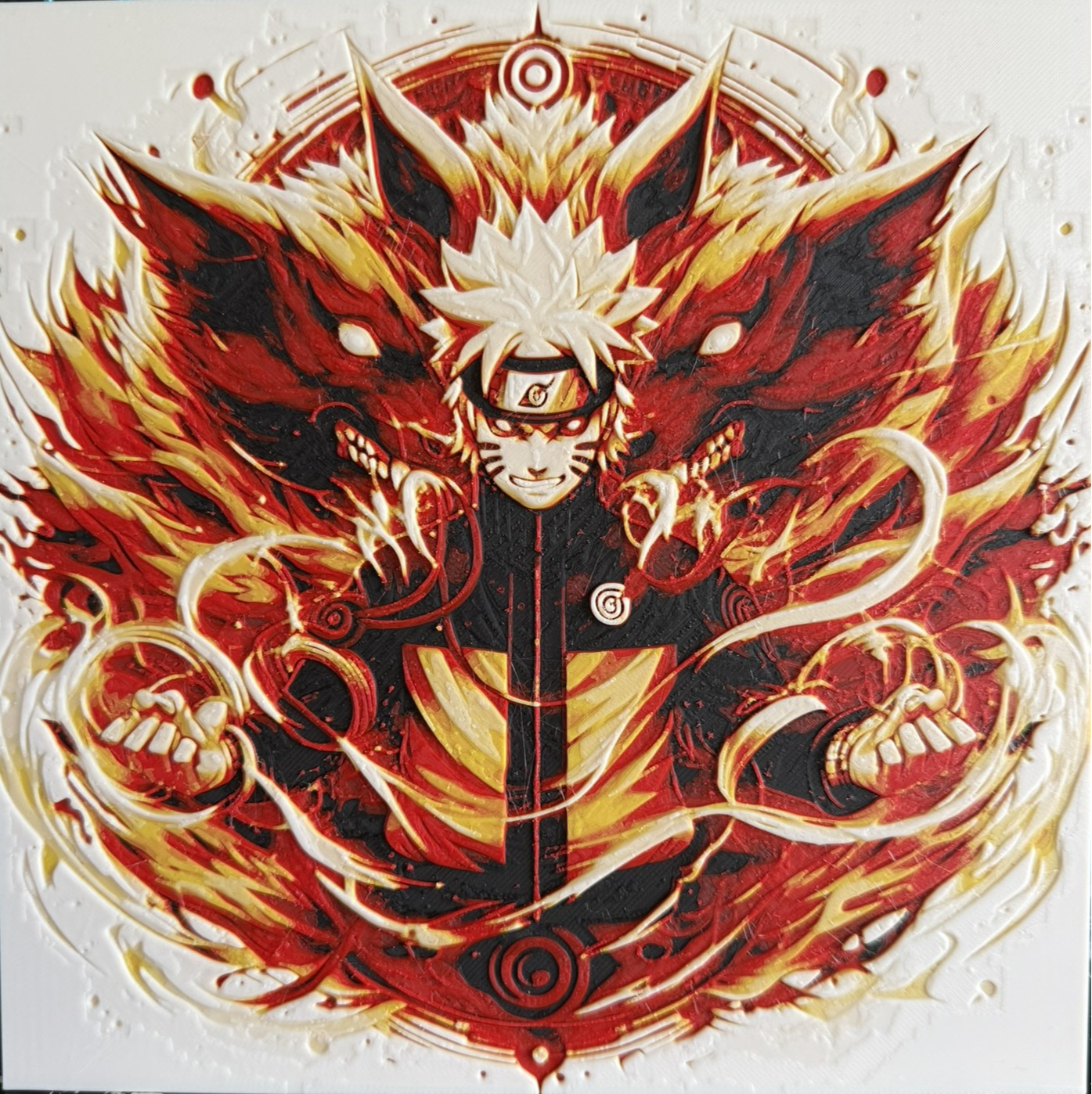 Naruto and Kurama hueforge 200x200