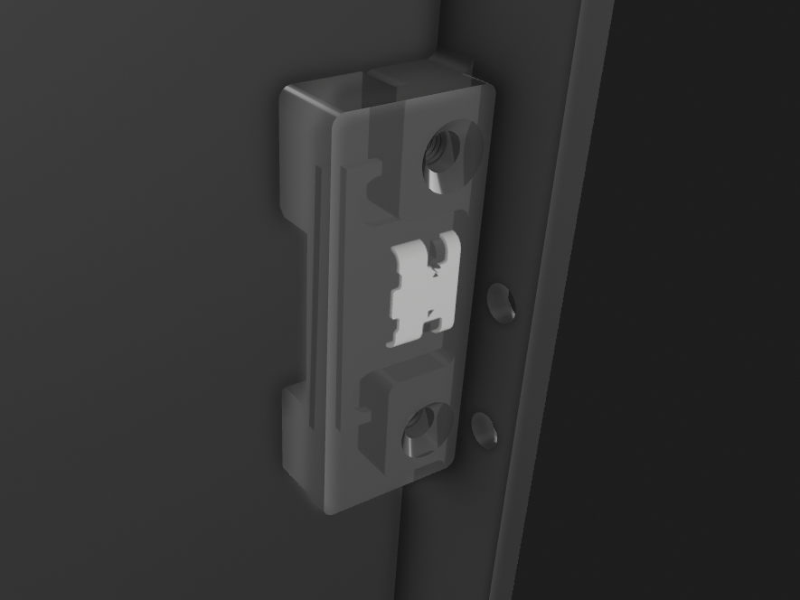 mounting adapter for USB C cable FormD T1 SFX case