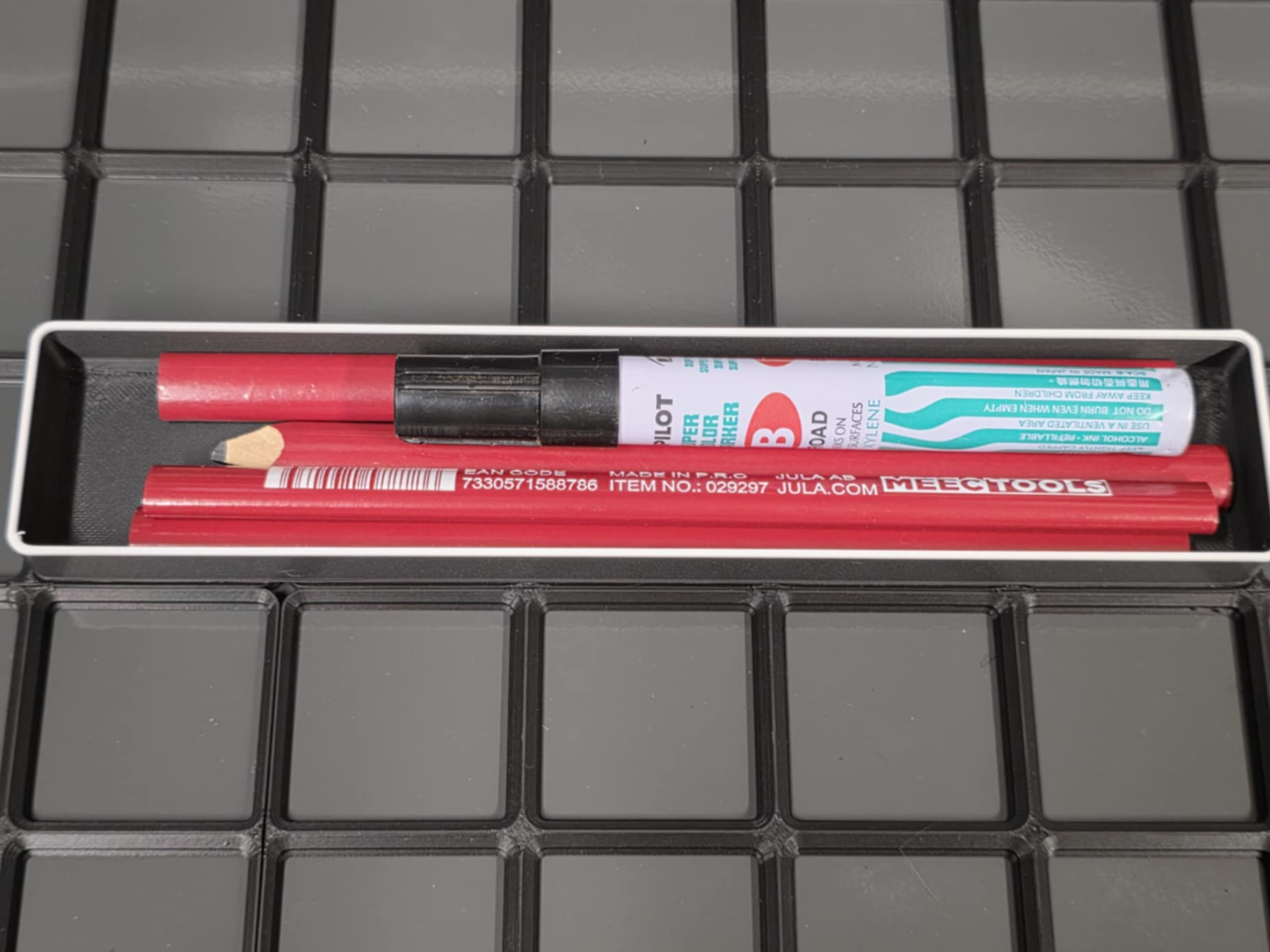 Gridfinity Carpenter Pencil Storage