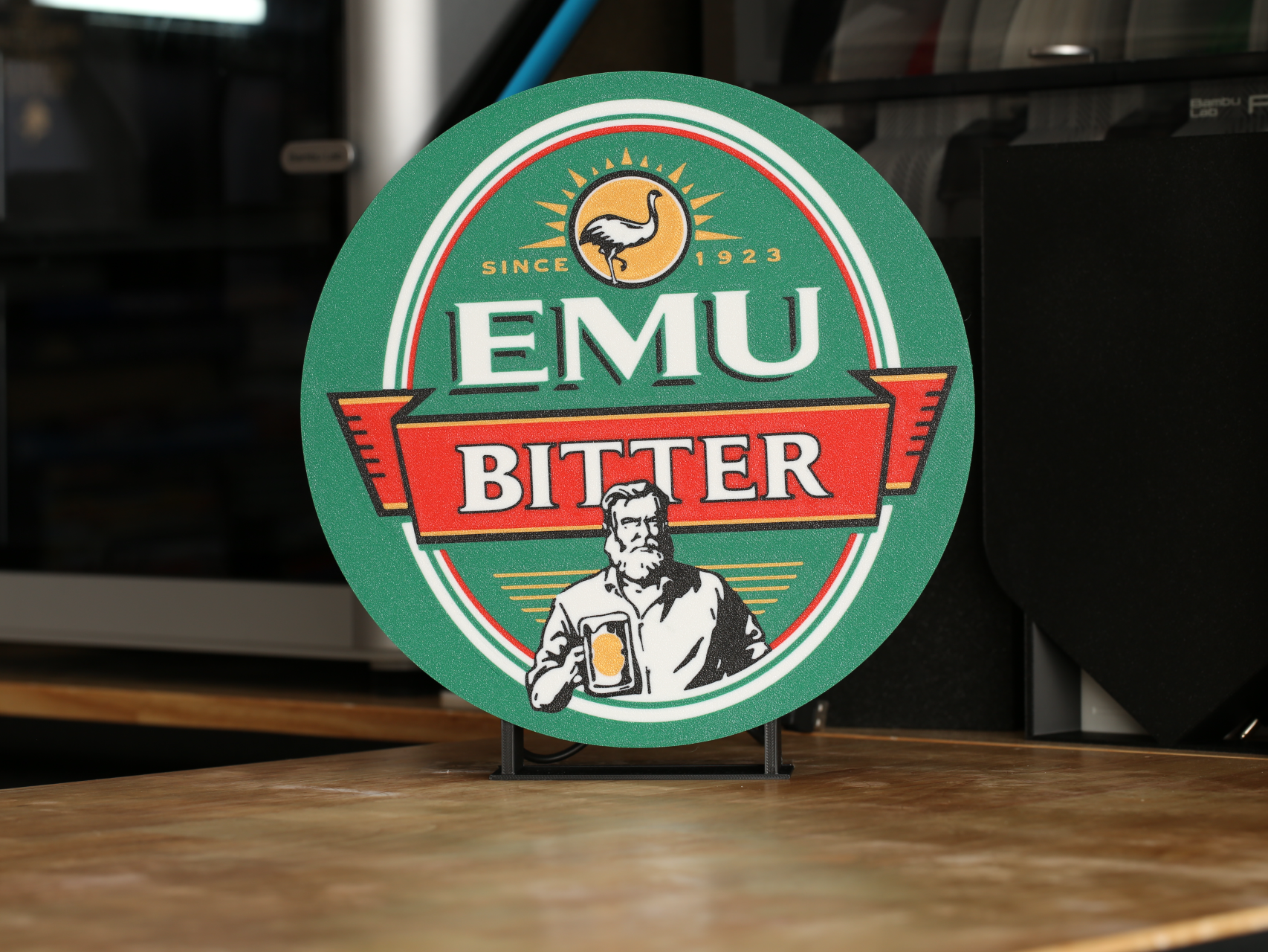 Emu Bitter Beer LED Light Box
