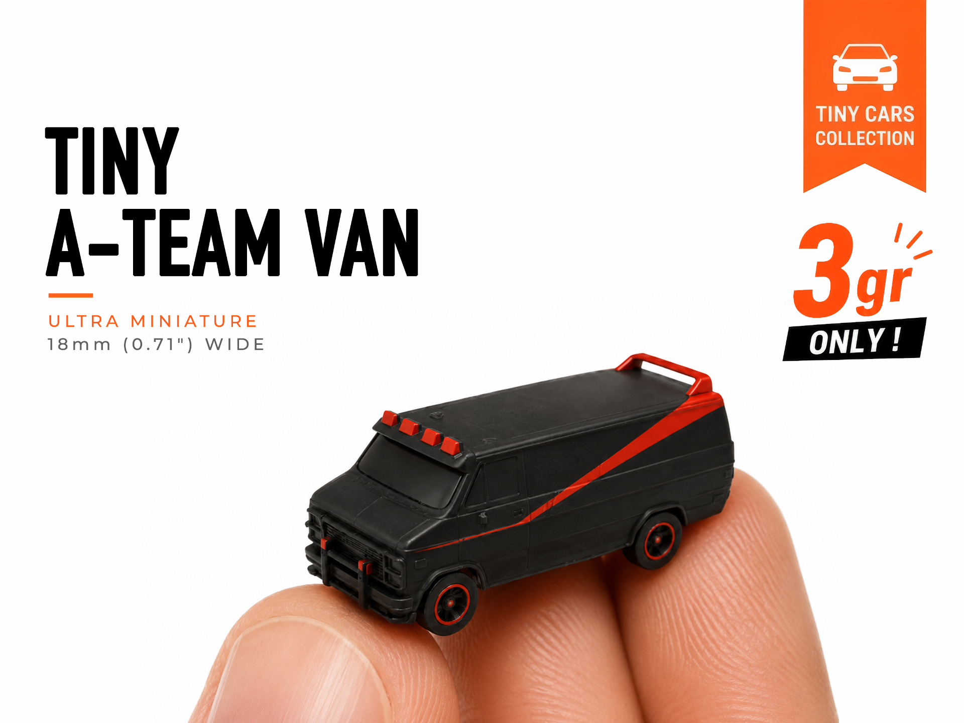 Tiny A-Team Van - Mini Cars Series
