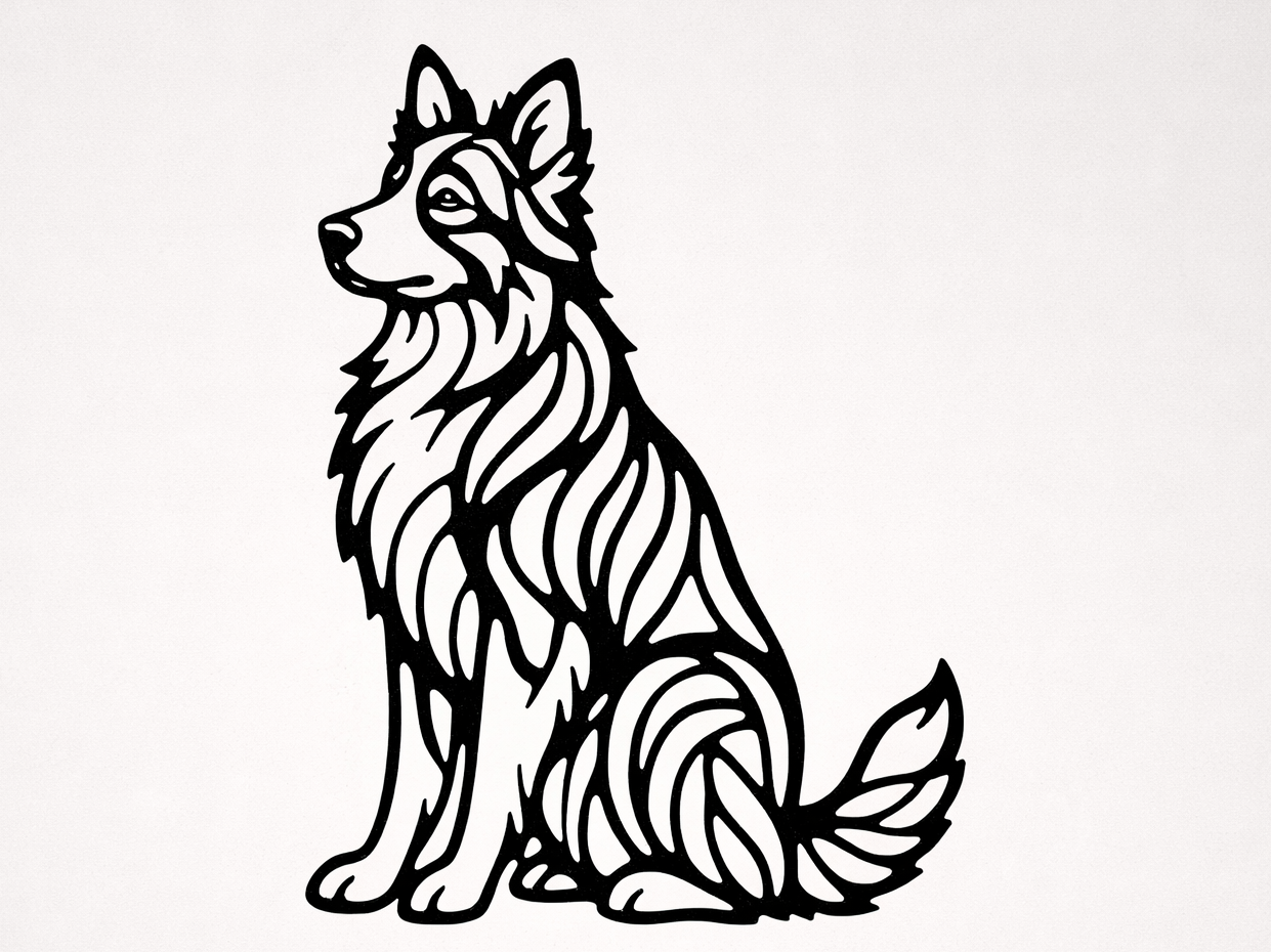 Border Collie decoration
