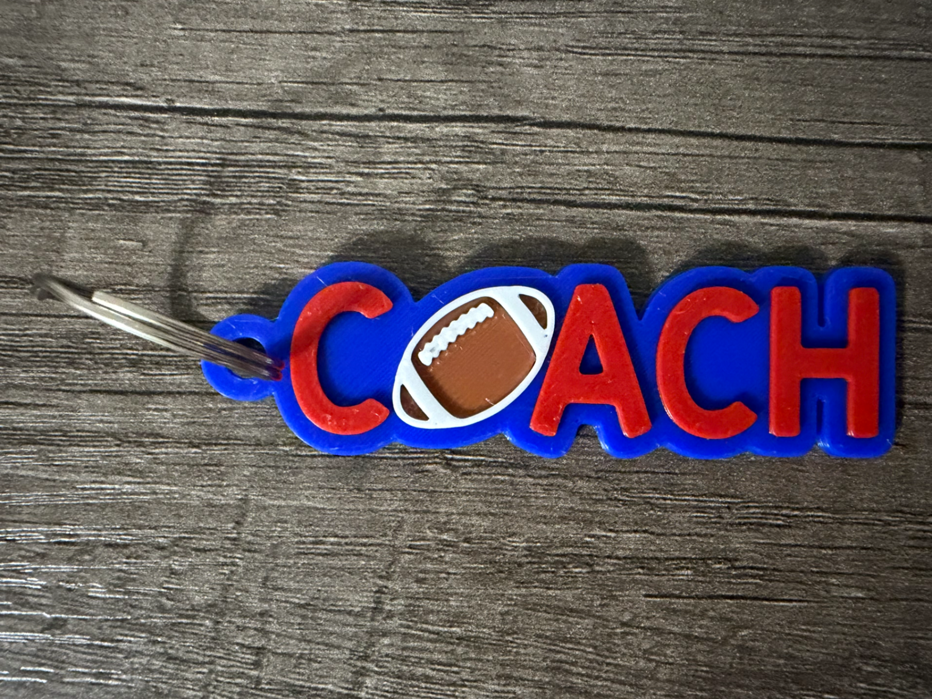 Football Coach Keychain