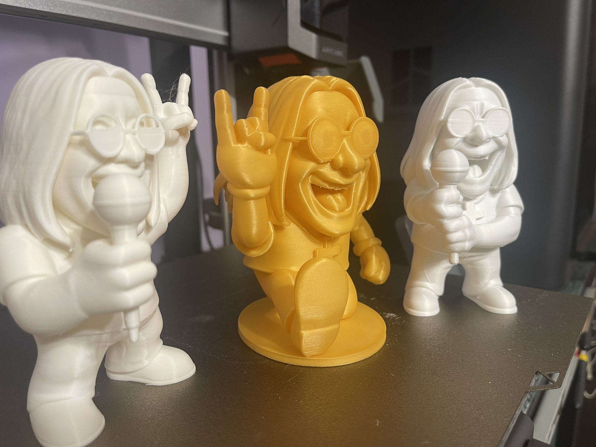 Ozzy Osbourne –Cartoon Stylized Figurine-Set of 3