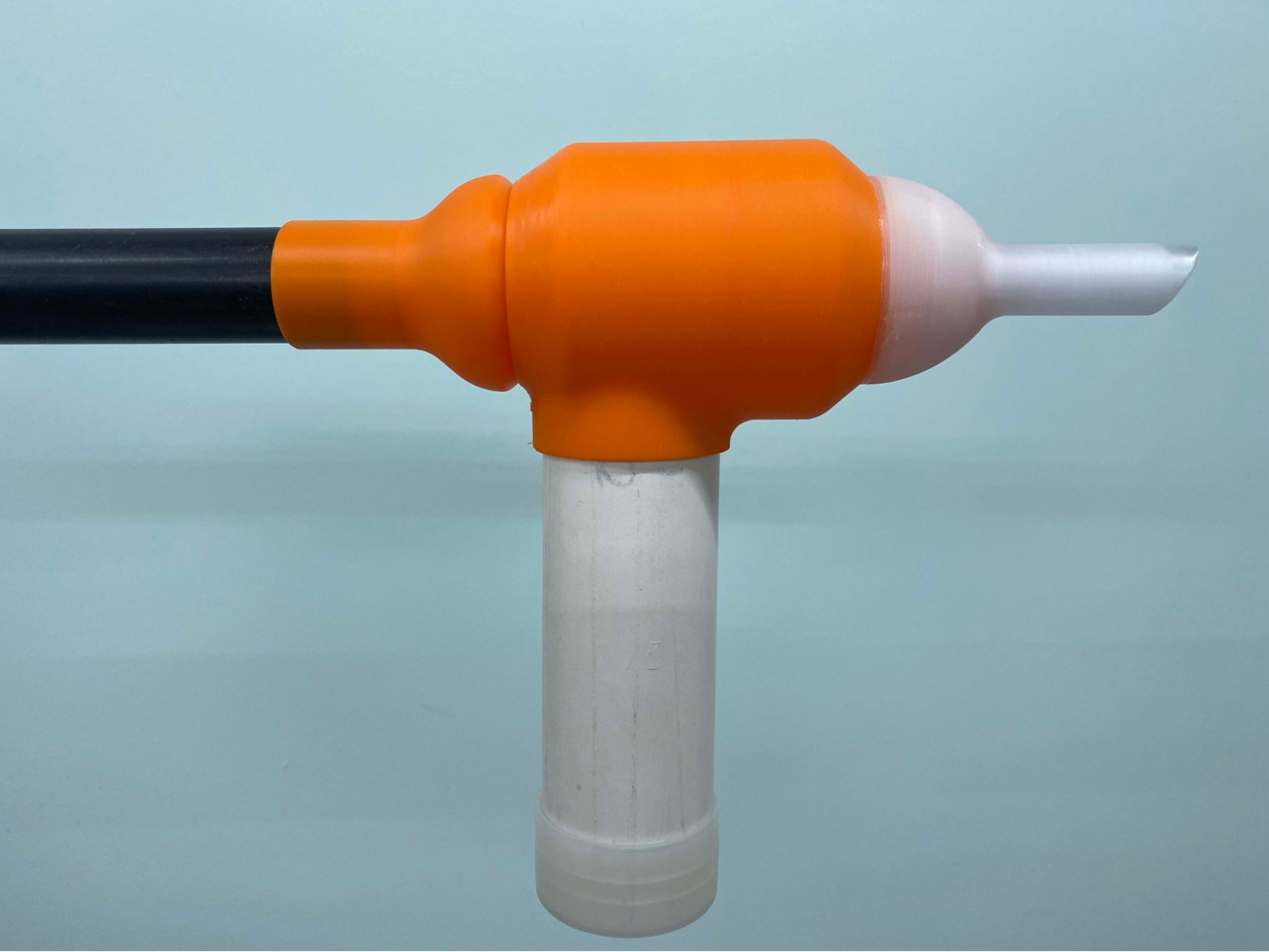 Shopvac adapter for inline cyclone separator