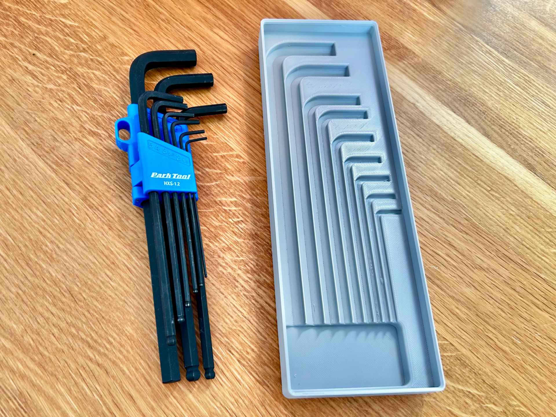 Gridfinity Park Tool HXS-1.2 Allen Key Holder