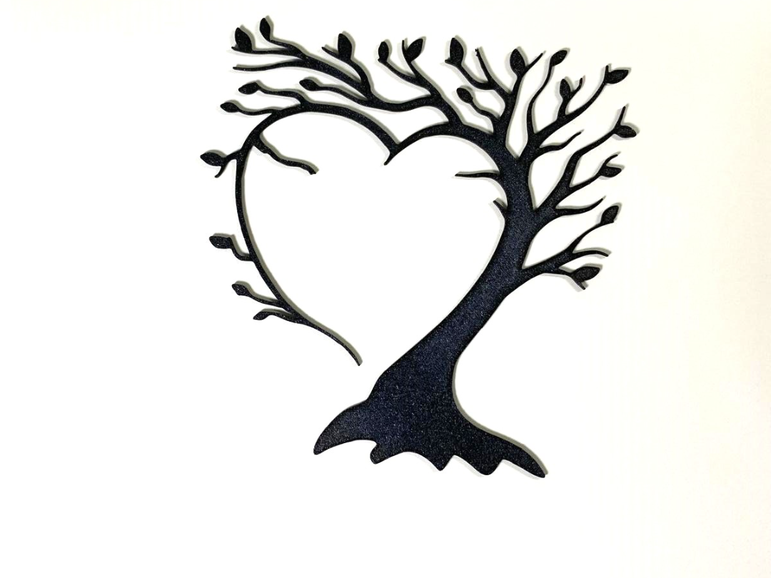 Heart-shaped tree