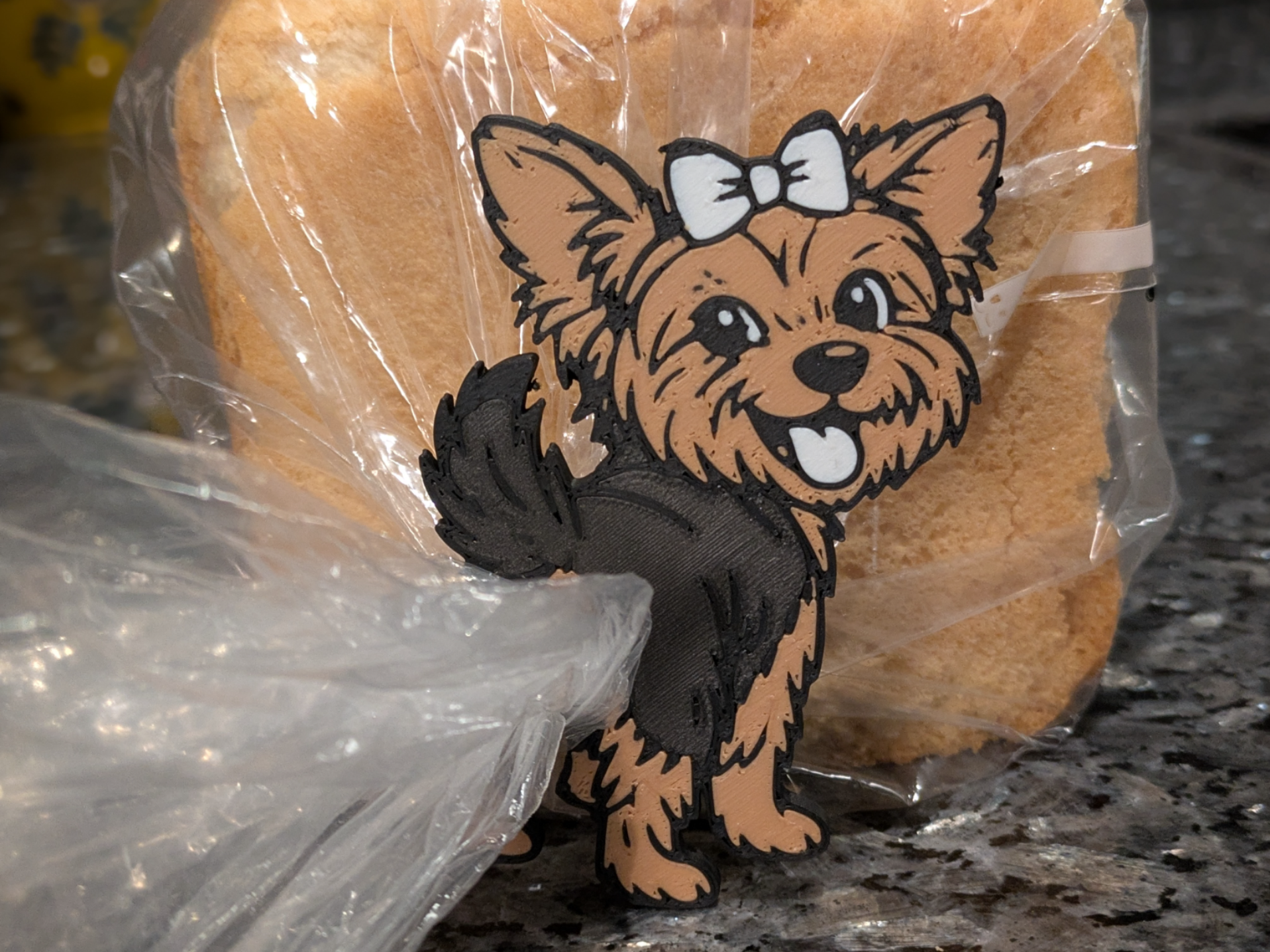 Yorkshire Terrier Bread Bag Clip