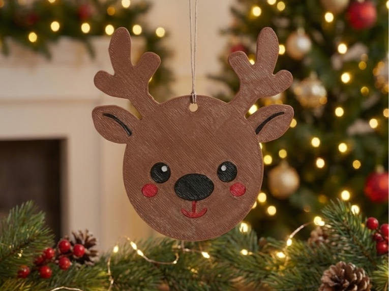 Cute Reindeer Christmas Ornament Tree Decoration