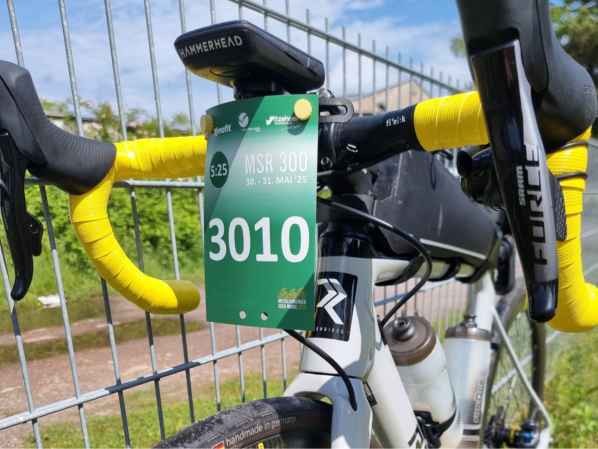Nummernhalter Rennen Gravel Rennrad Startnummer