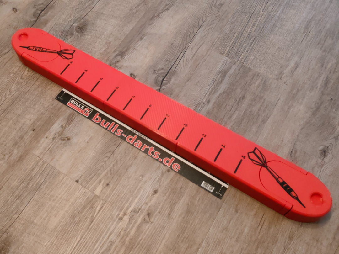 Dart Oche mit Saugnapf / Wurflinie