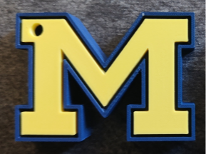 University of Michigan Keychain