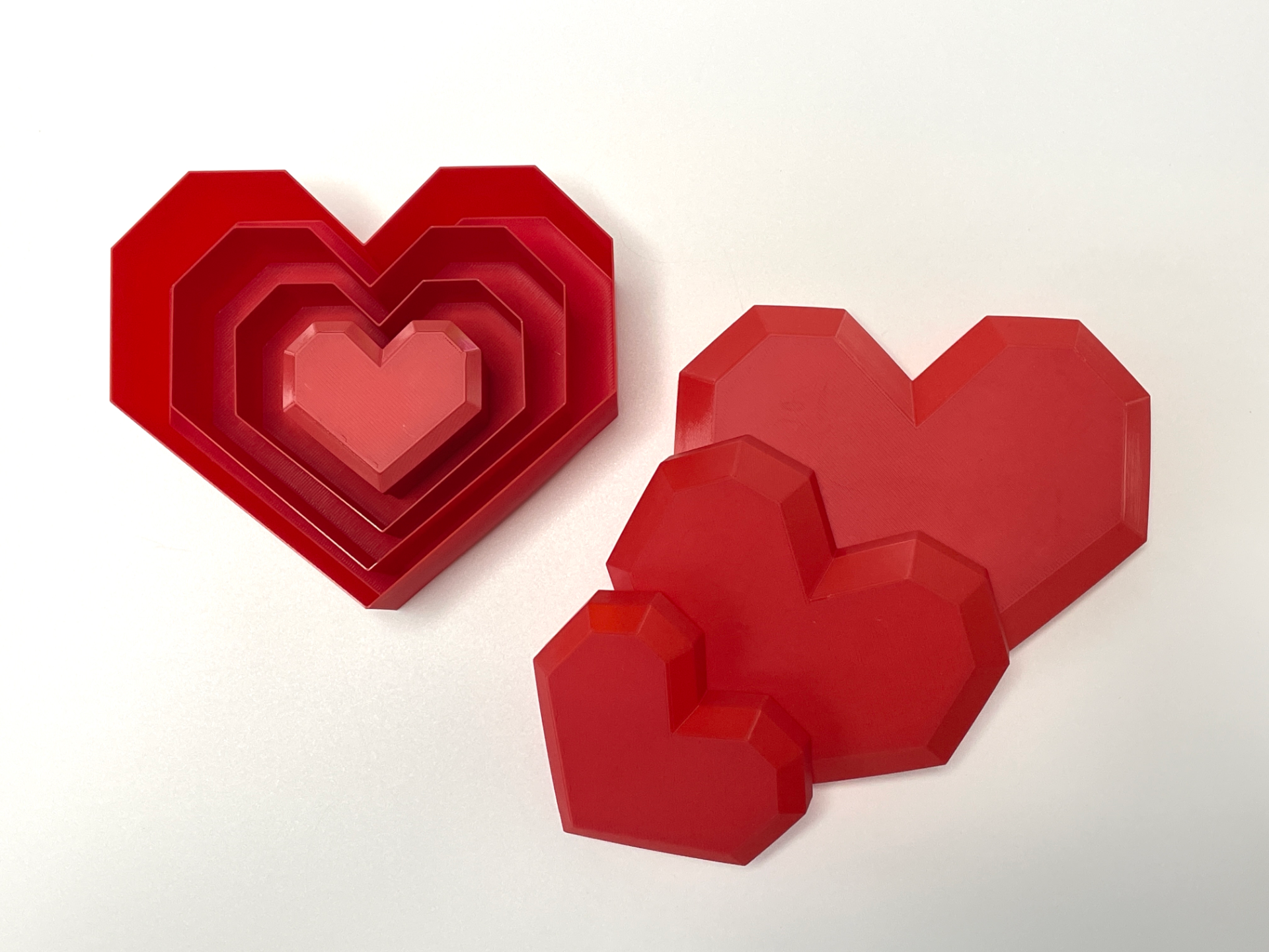 Angular Heart Box (Vase Mode)