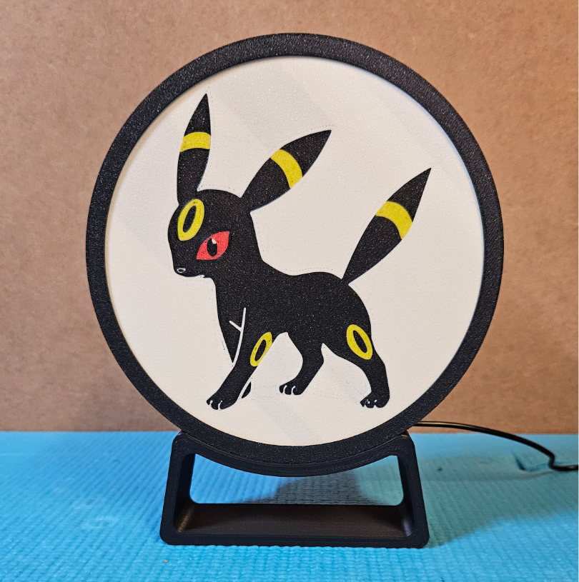 Umbreon circle light box