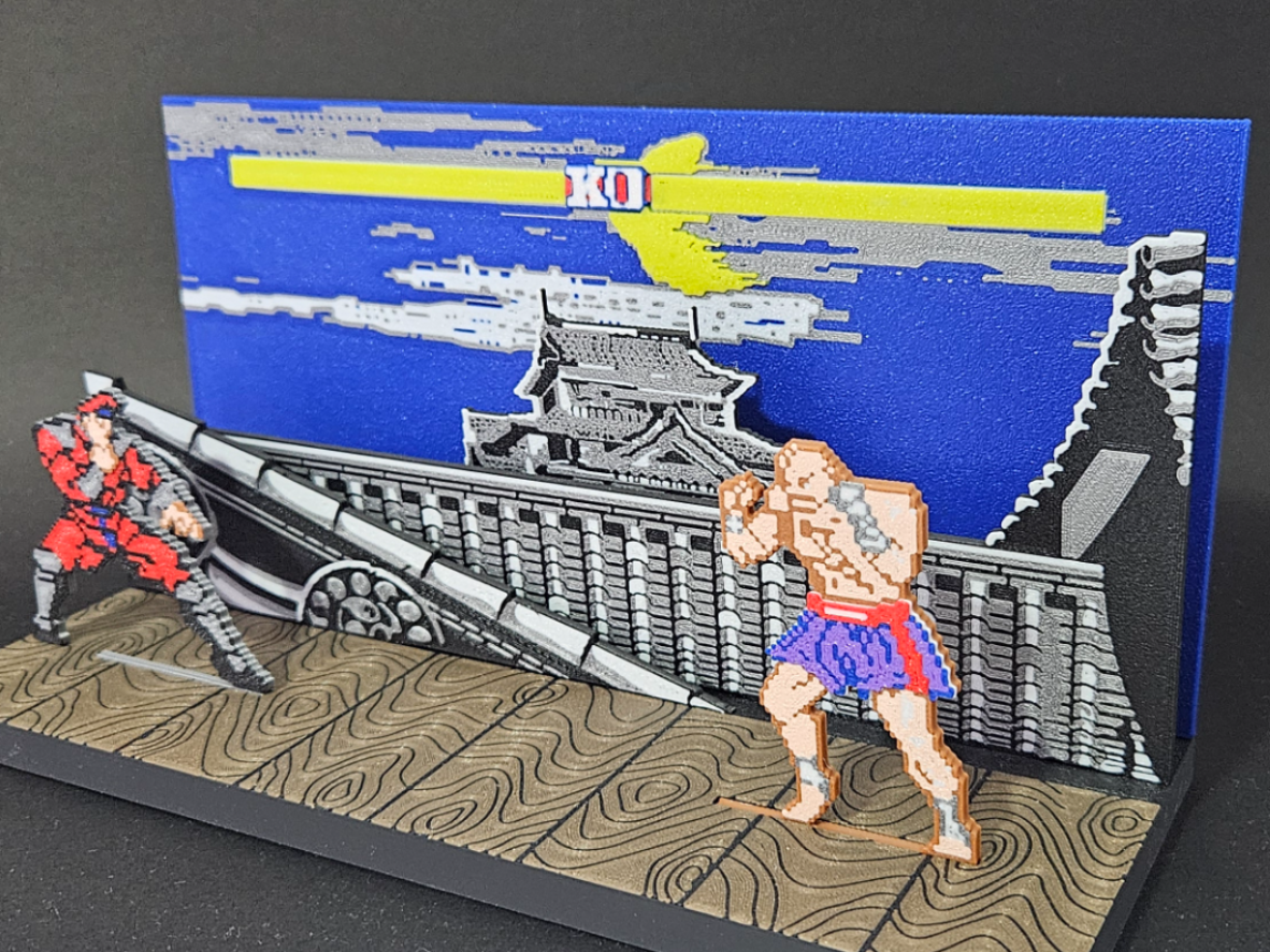 Sagat SF2 (Diorama, Keychain, Magnet)