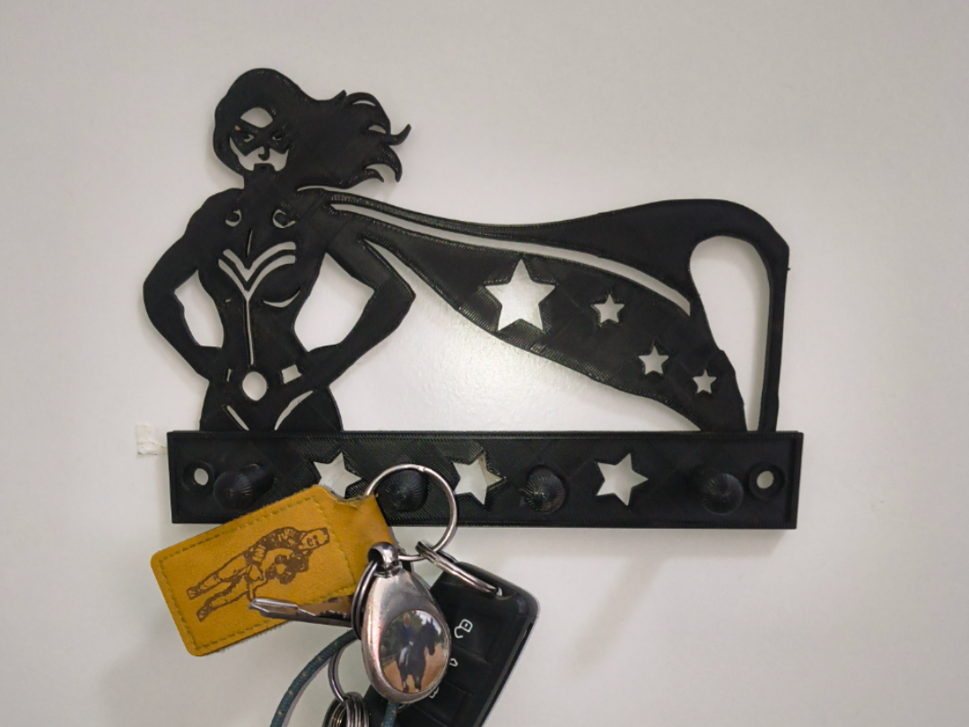 Superhero Style Key Hanger
