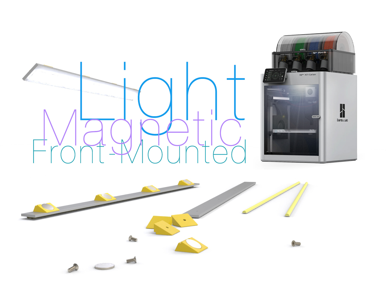 Magnetic Front-Mounted Light