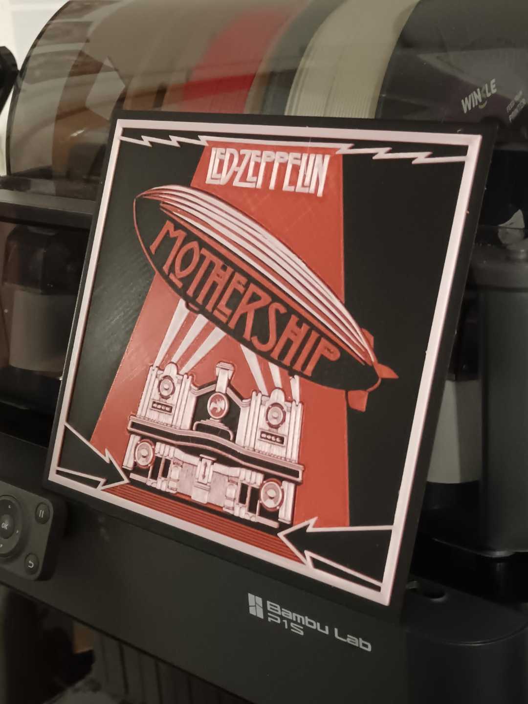 LED ZEPPELIN MOTHERSHIP COVER HUEFORGE