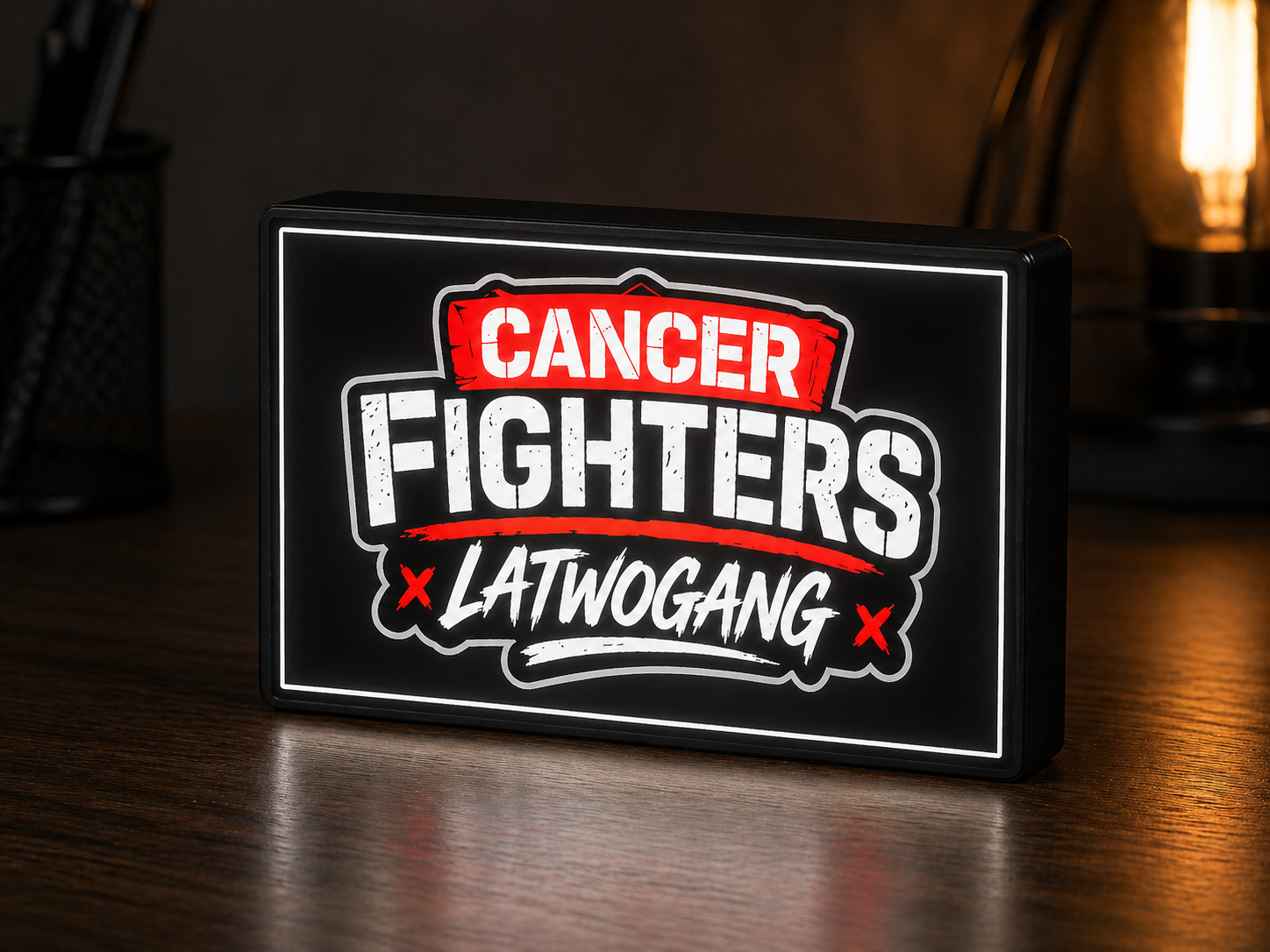 Cancer Fighters Latwogang Lightbox