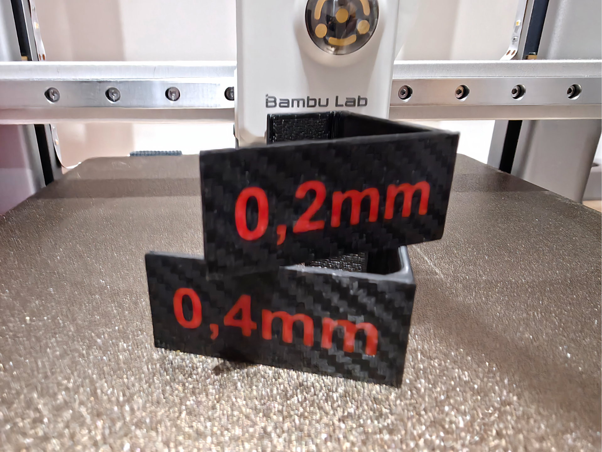 BambuLab A1| Štítky velikosti trysek
