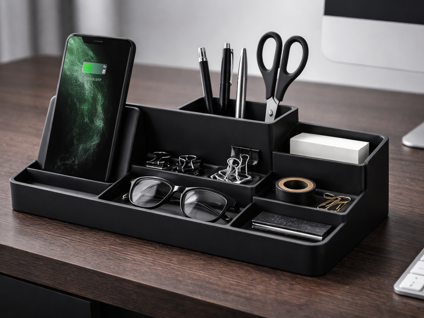Accessory organizer desk