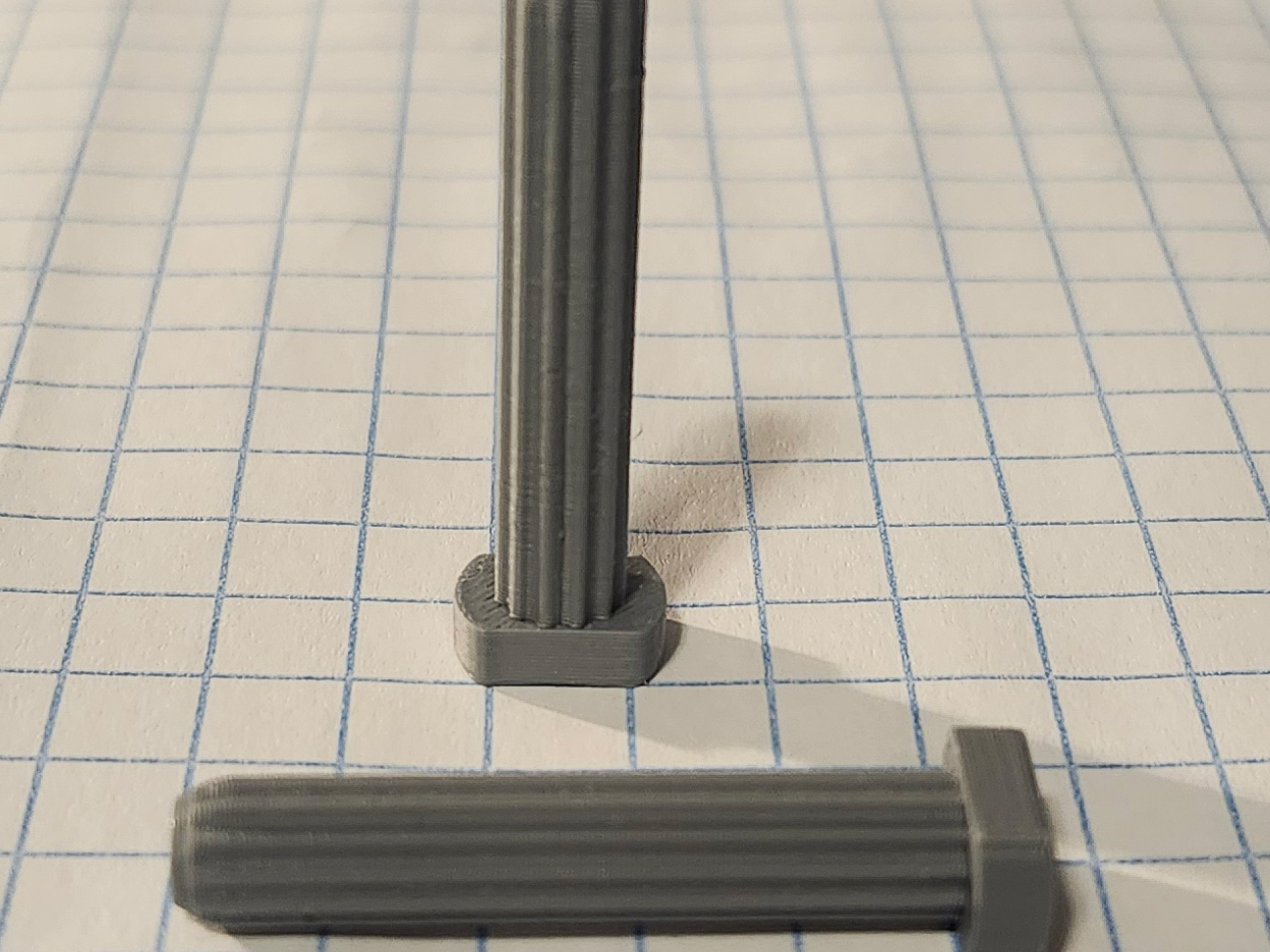 Connecting Pin Fluted .25"dia x 1.25"lg