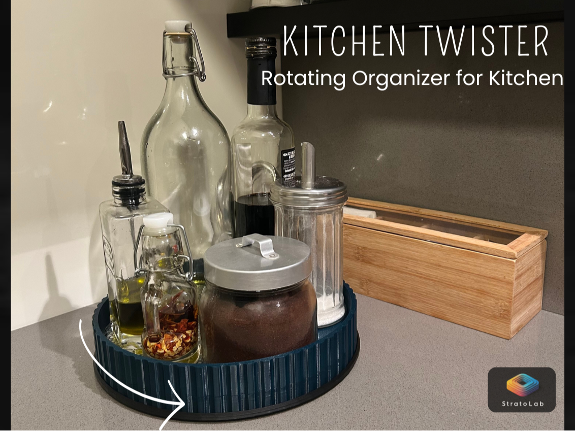 Kitchen Twister - Rotating Organizer for Kitchen