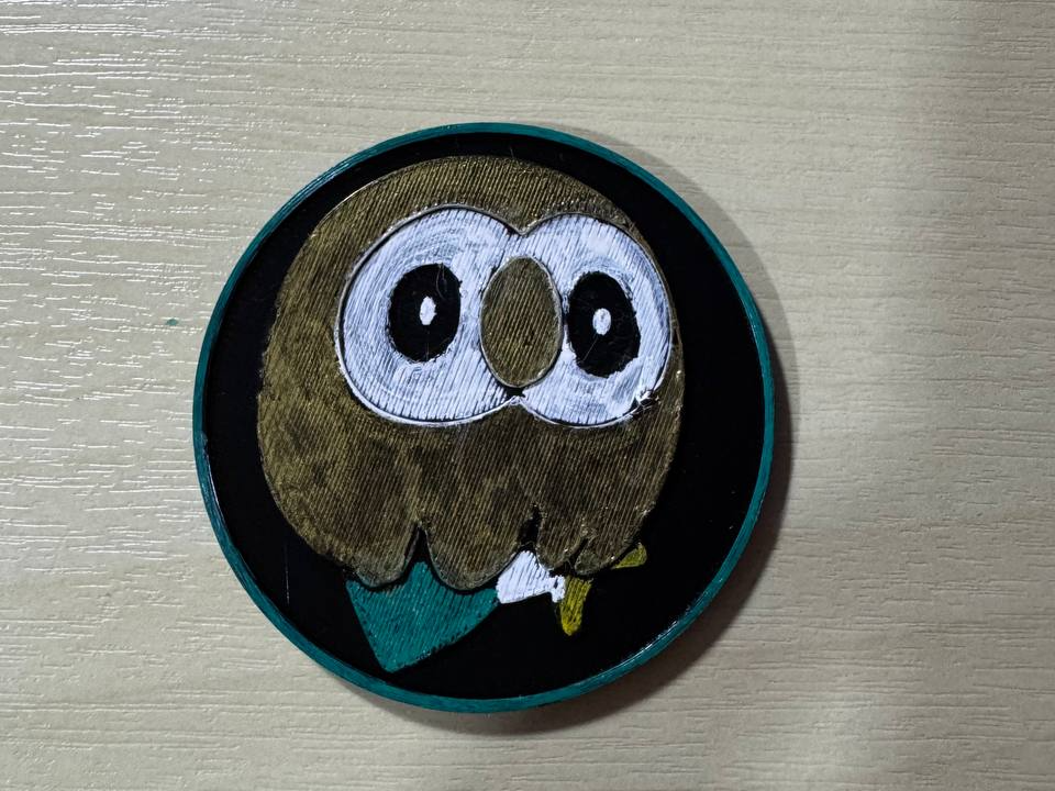 Rowlet Look Back Coin