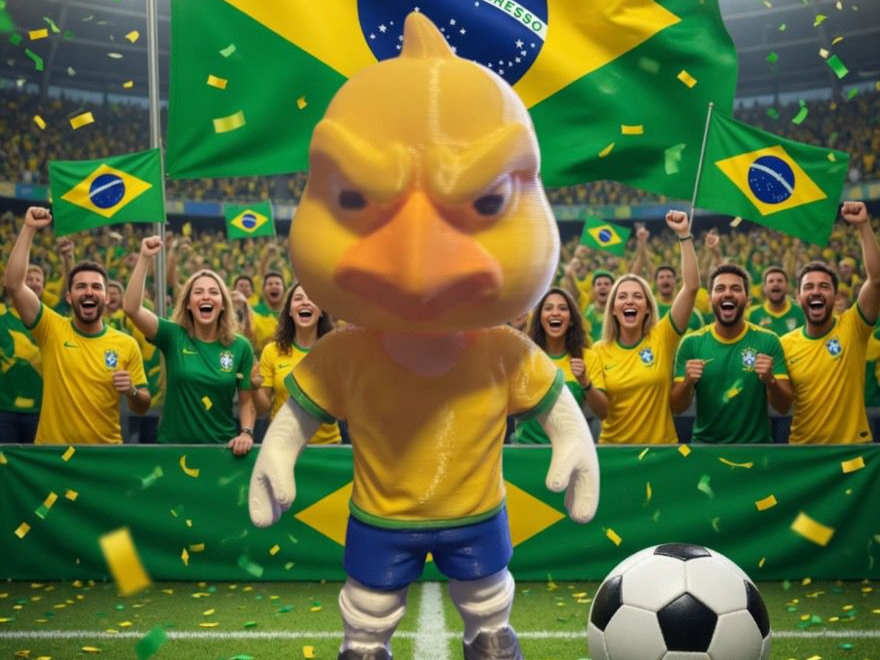 Canarinho feito com IA