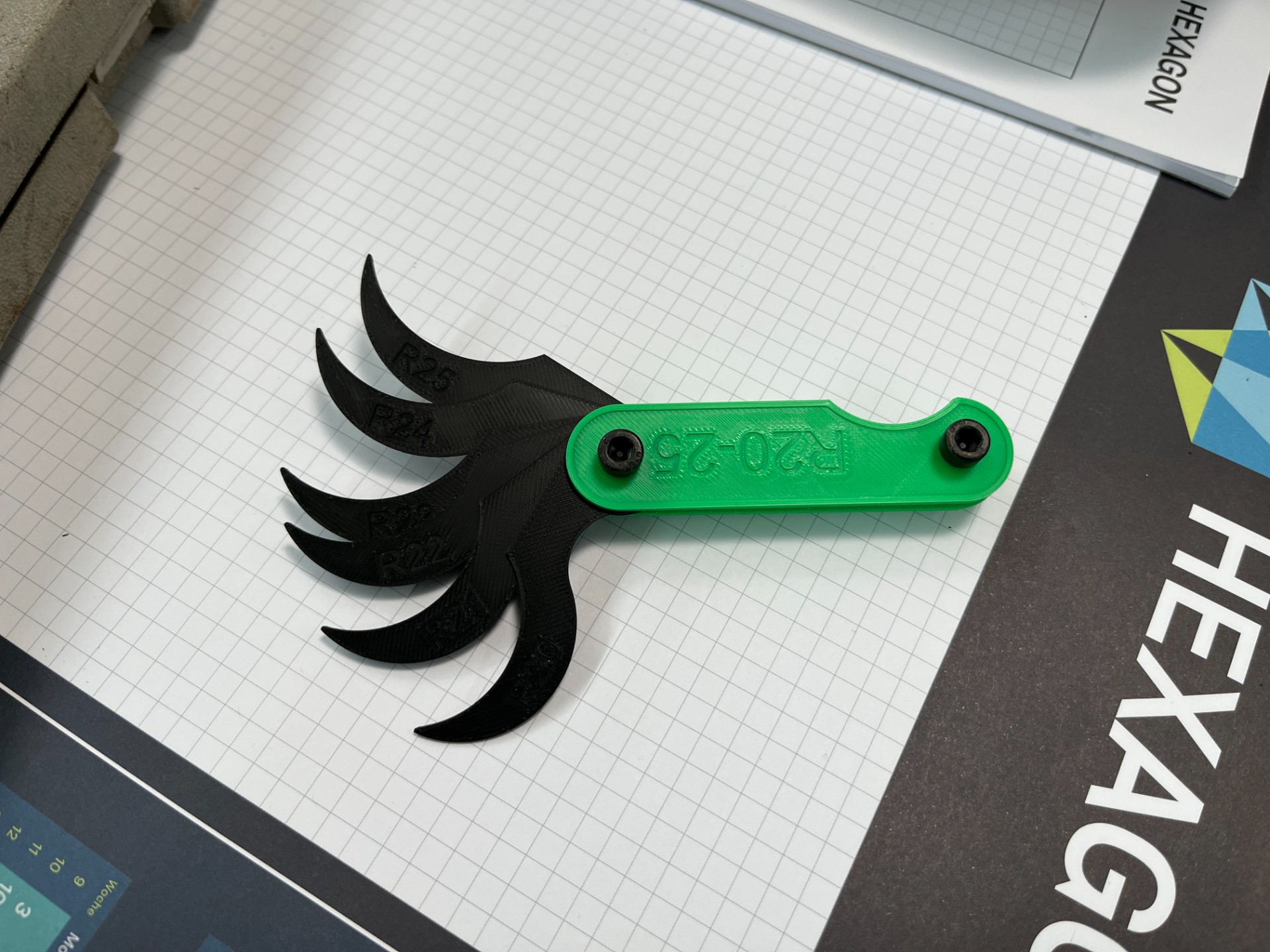 Radius Gauge R20 - R25