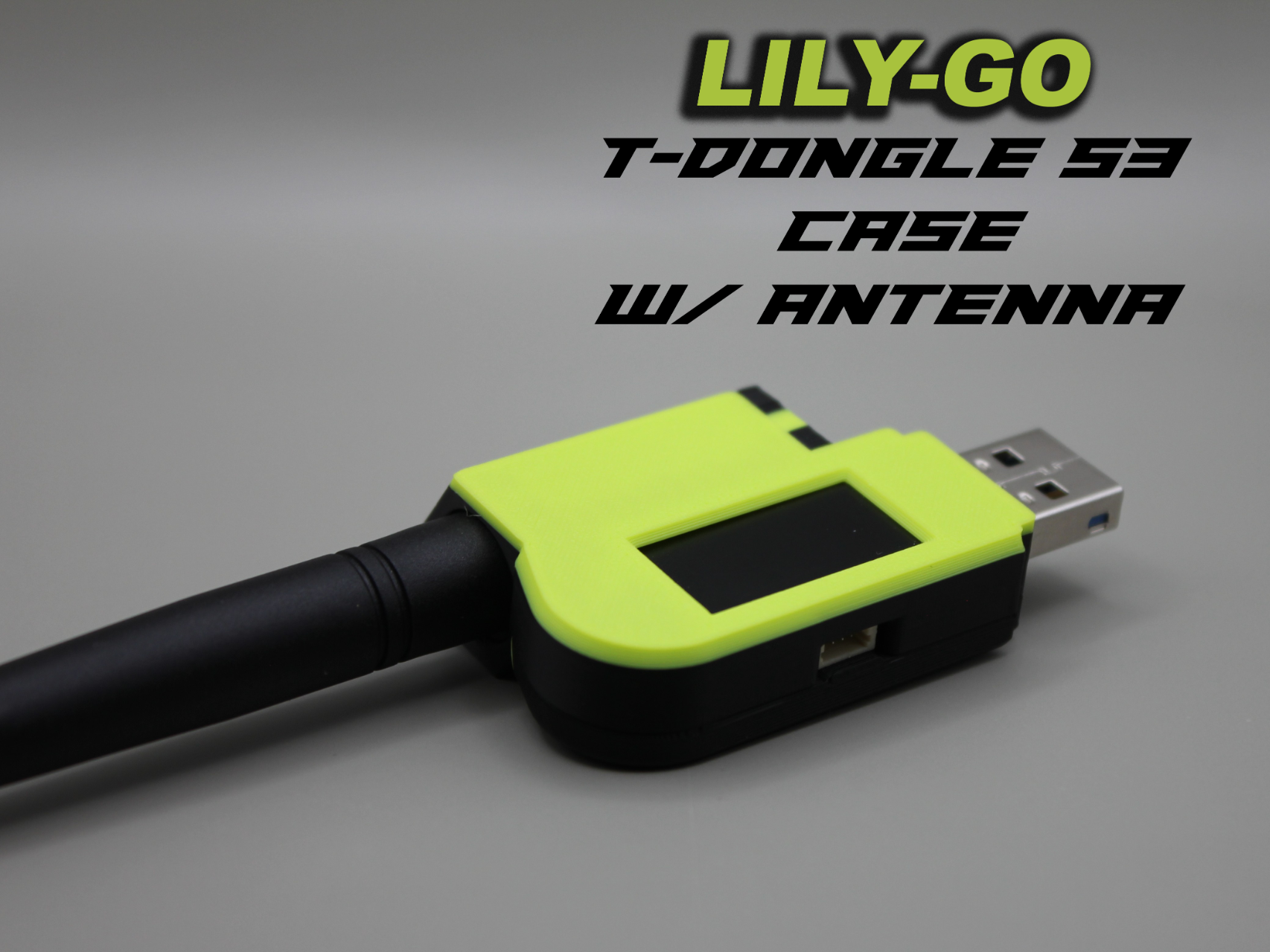 Lilygo T-Dongle S3 Case - External Antenna