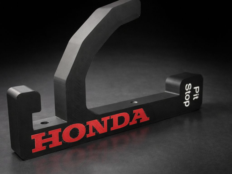 Soporte para casco de moto con percha (Honda)