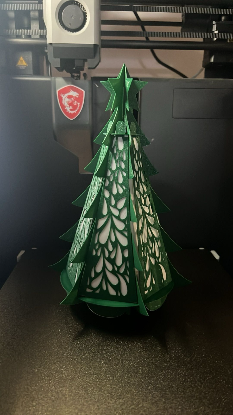 light up christmas lantern tree