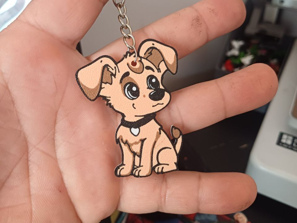 Dog 2 keychain