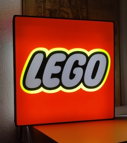 Lego Logo Lightbox