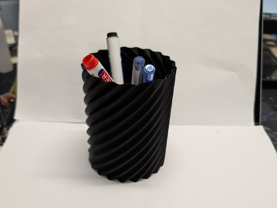 Spiral Pen Holder – Quick Vase Mode Print only 50m