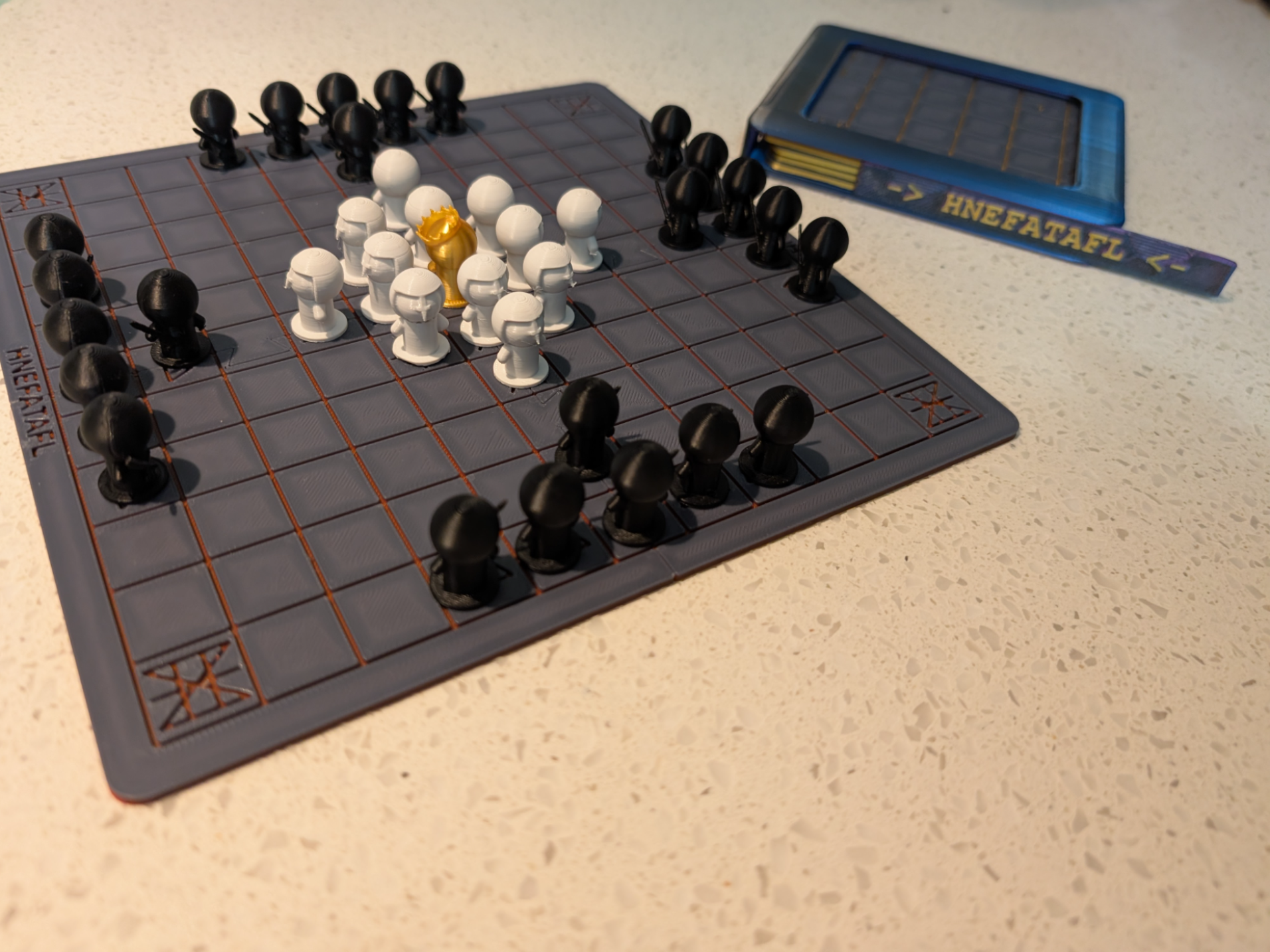 Modular Hnefatafl (Viking Chess) Board Game
