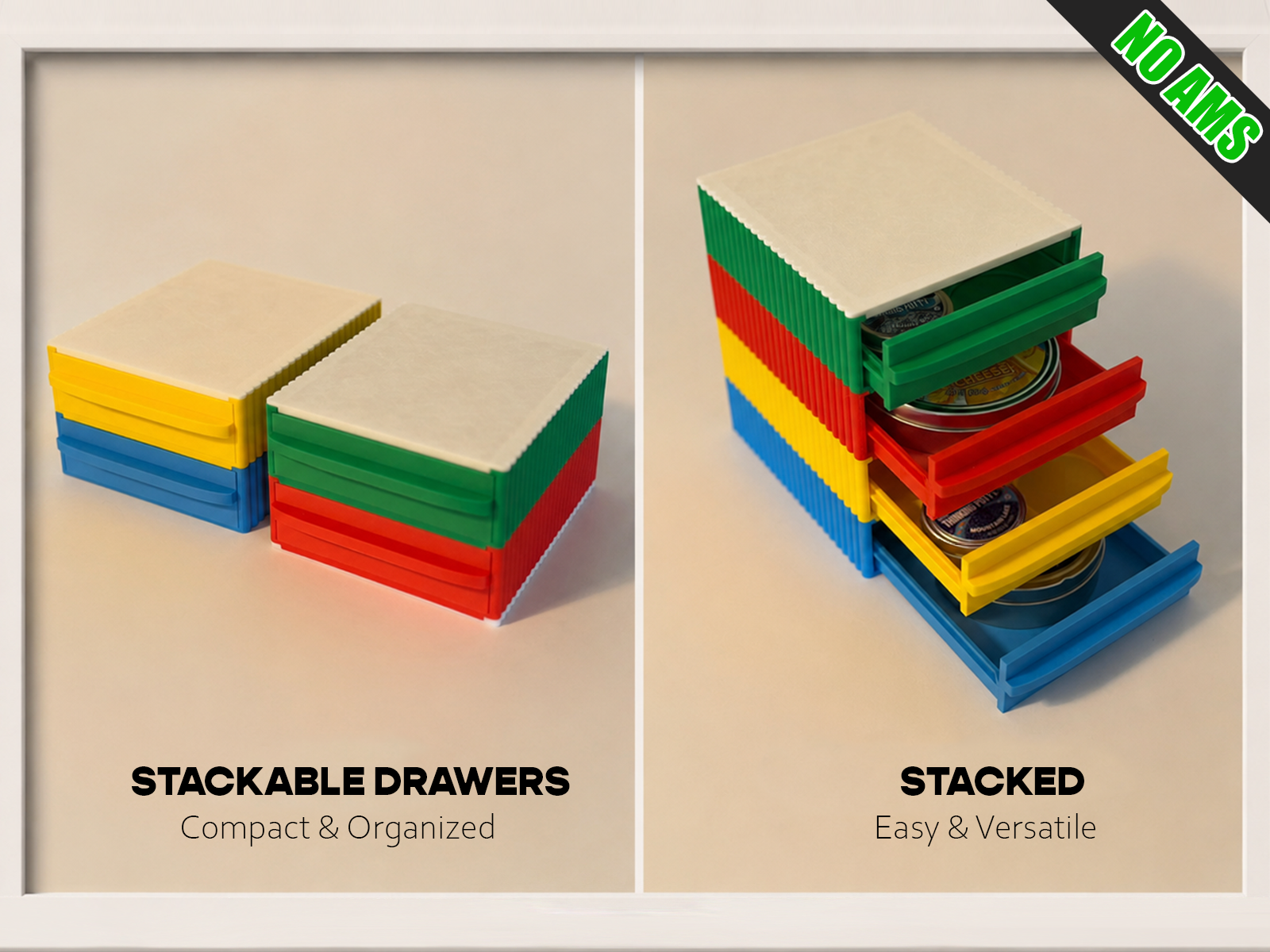 Stackable Putty Drawers